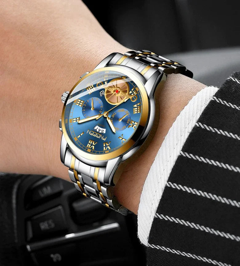 Men's Classic Stainless Quartz Watch