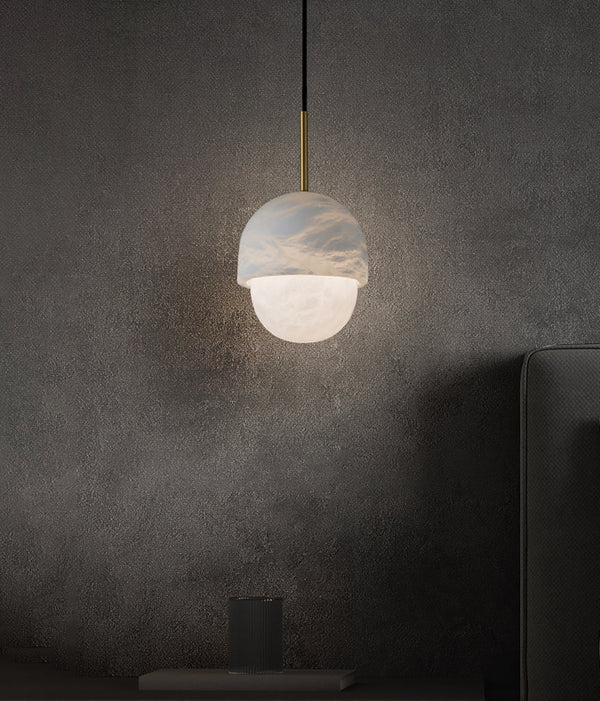 Modern Alabaster Yoko Pendant Lamp