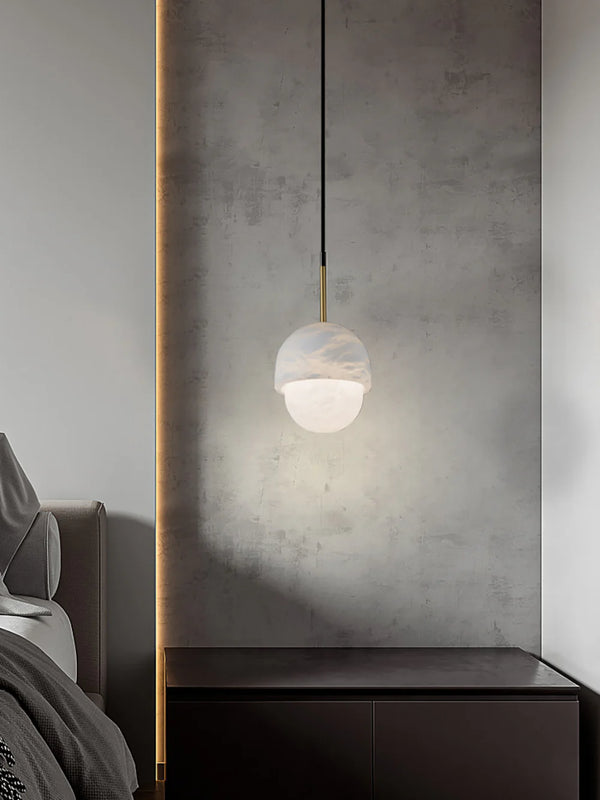 Modern Alabaster Yoko Pendant Lamp