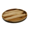 Zavis Green Acacia Wood Round Stackable Plate / Platter 10