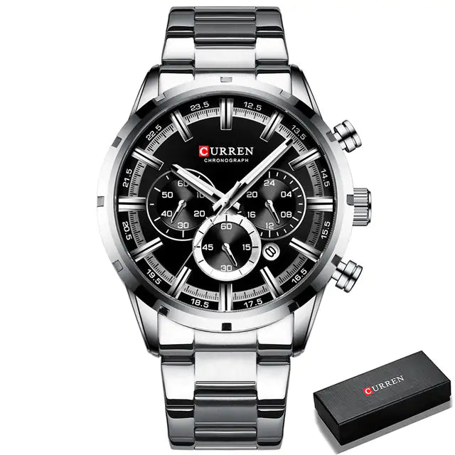 CURREN Precision Chrono Watch - Men's Luxury