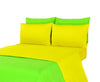 Tache Lemon Lime Bright Yellow & Green Reversible Duvet Cover Set (DC36PC-YG) - King / 6 Piece Set