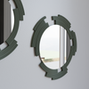 SCULPT Mirror - 13 Inch Frame / Muted Green