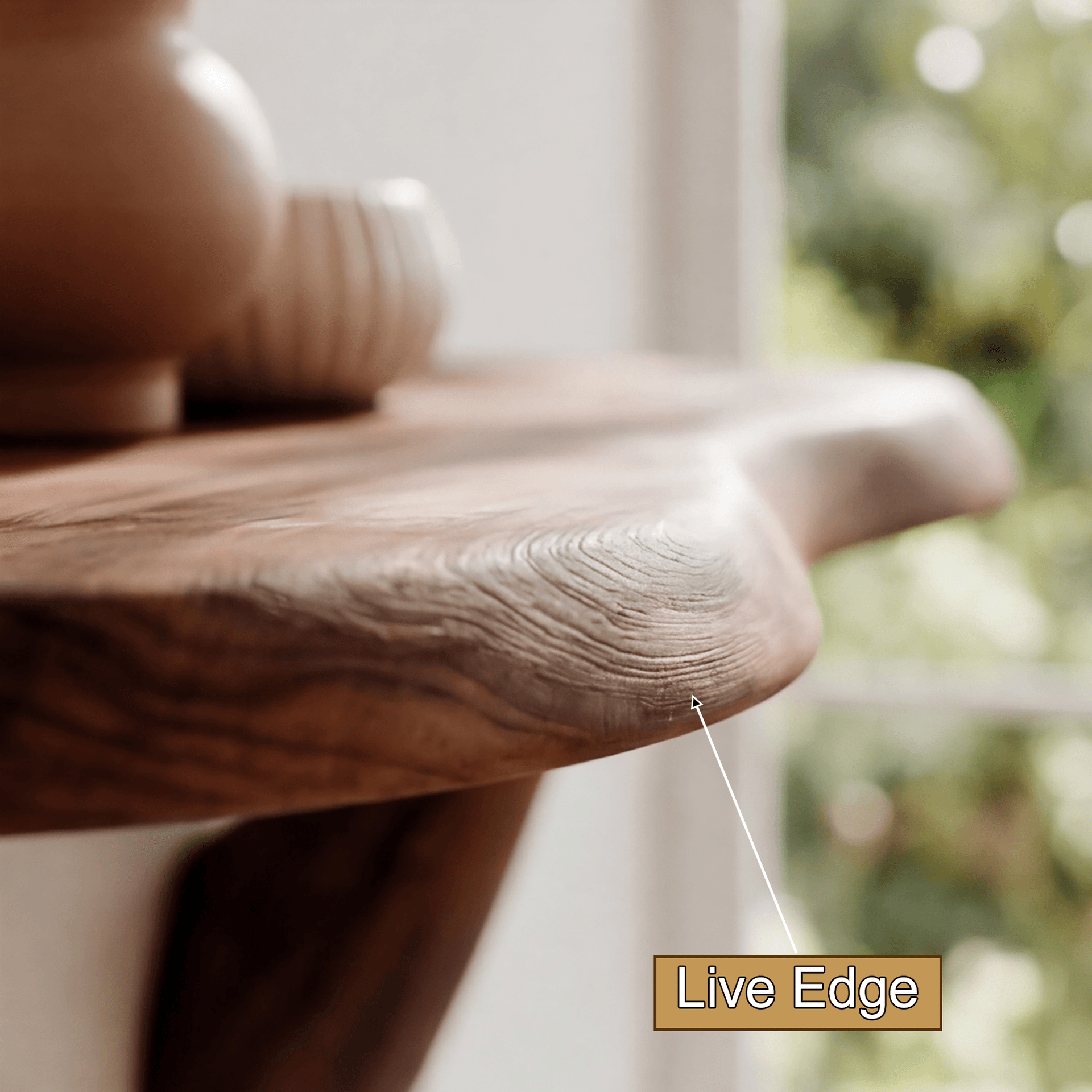 Zenvor Mushroom Solid Wood Floating Shelf SPA841682