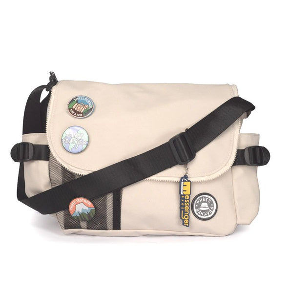 Zip Messenger Bag