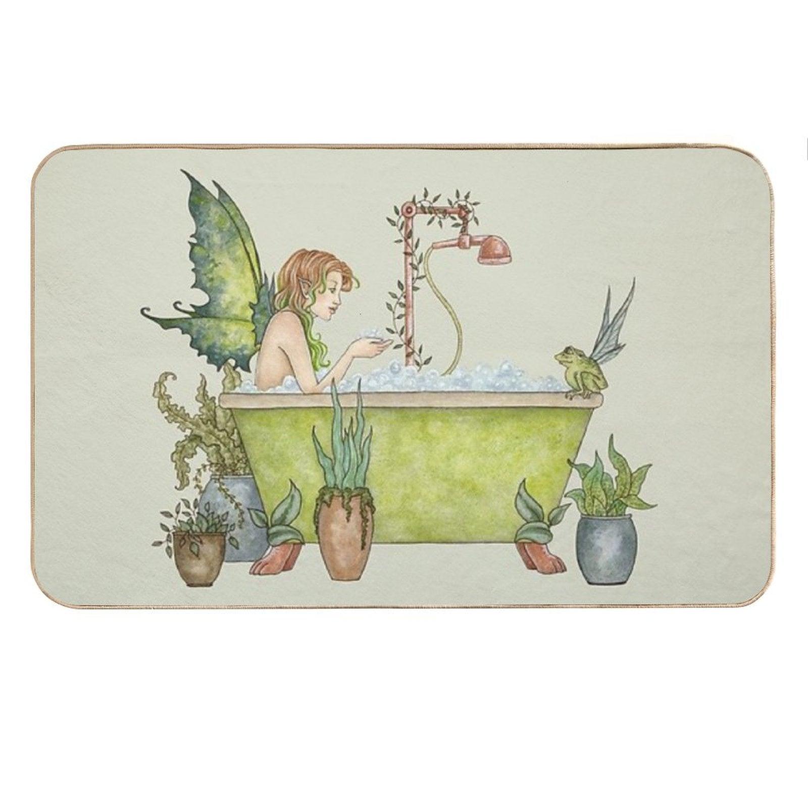 Fairies Love Bubble Baths Bath Mat