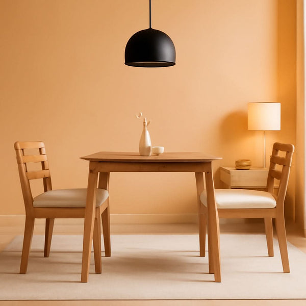 Premium Solid Wood Farmhouse Dining Table Set For Four