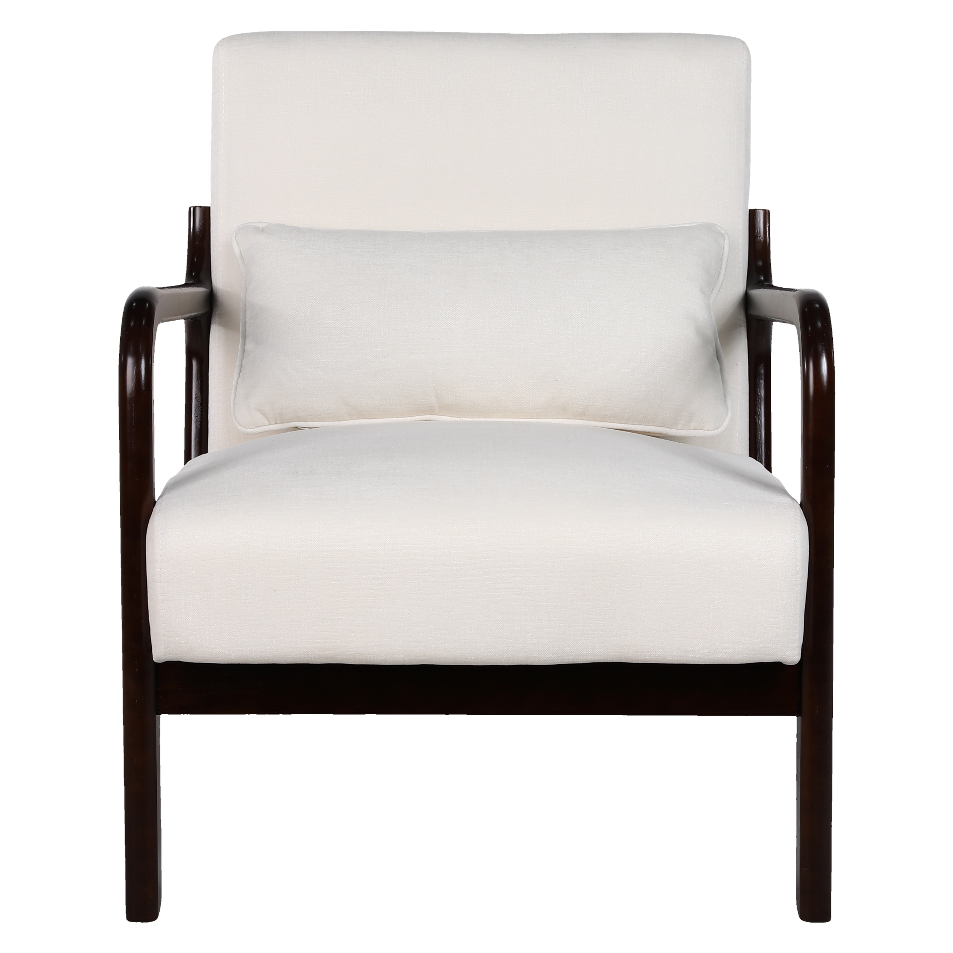 Antique Beige Cotton‑Linen Chair