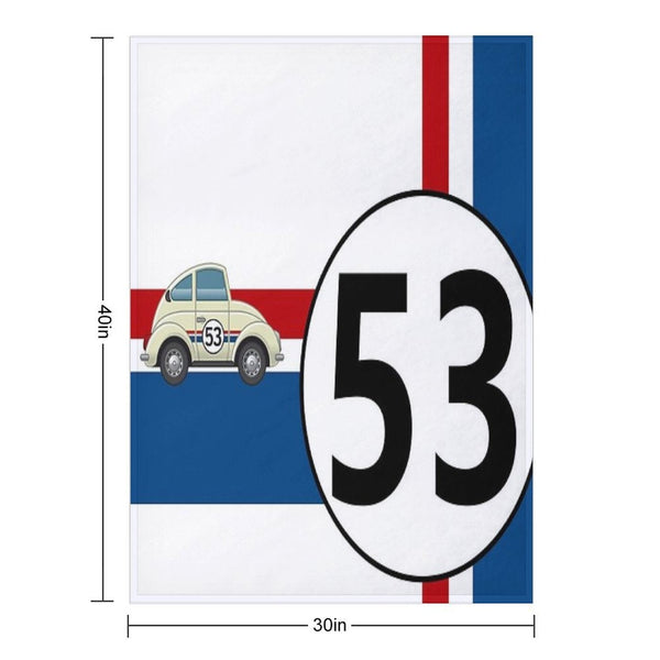 Herbie Fully Loaded Fan Art Shrink-resistant Throw Blanket