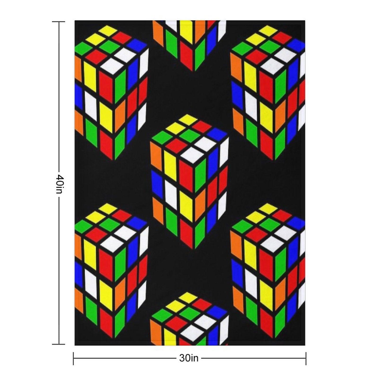 Magic Cube Throw Blanket