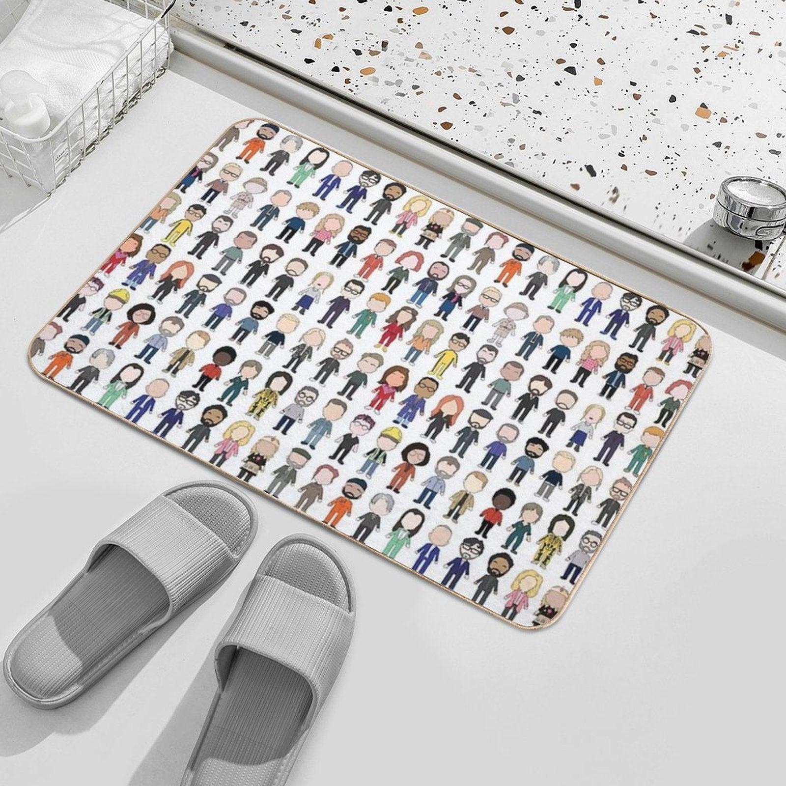 Cast Poster Taskmaster First Ten Series Bath Mat