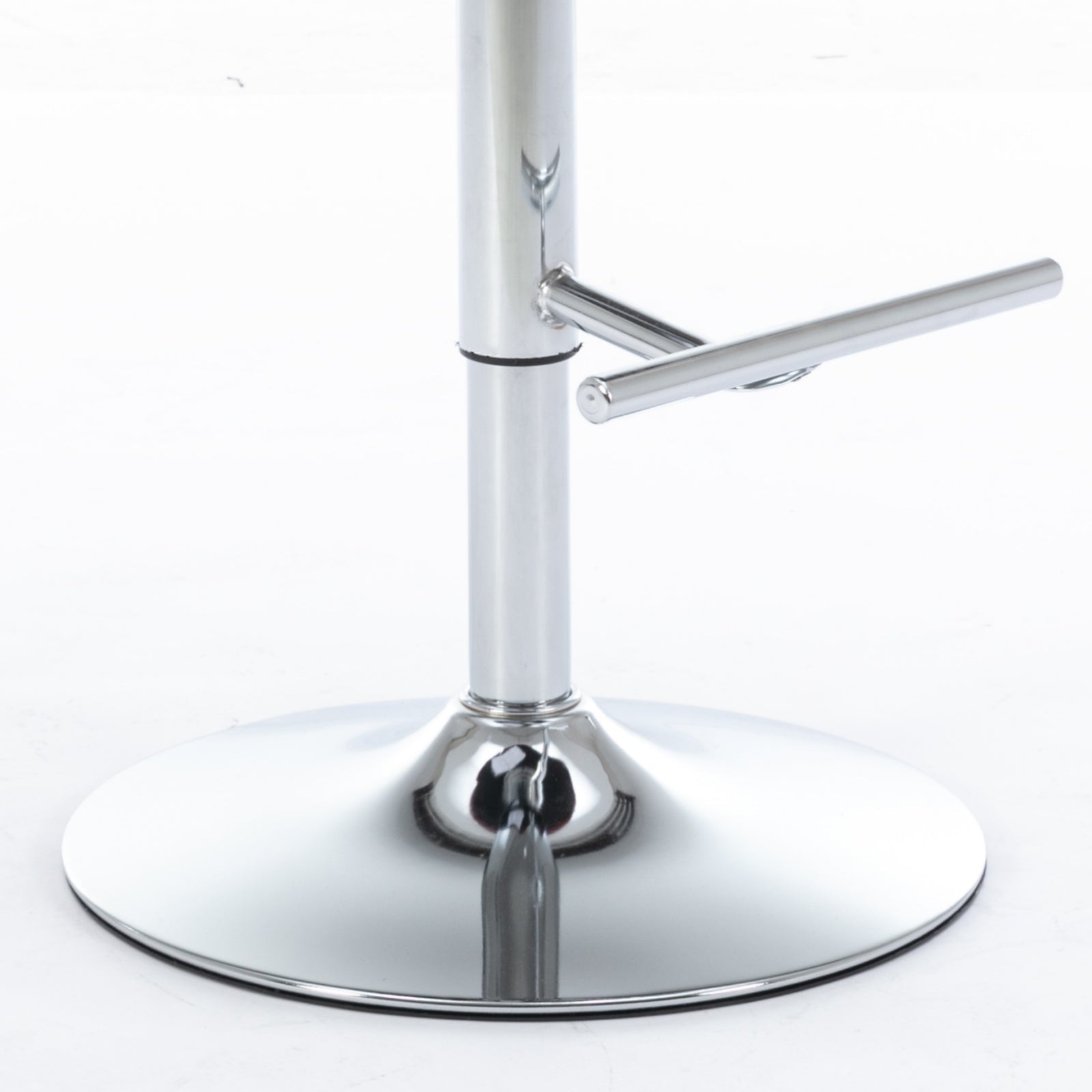 Modern Velvet Swivel Barstools with Adjustable Seat Height and Chrome Base