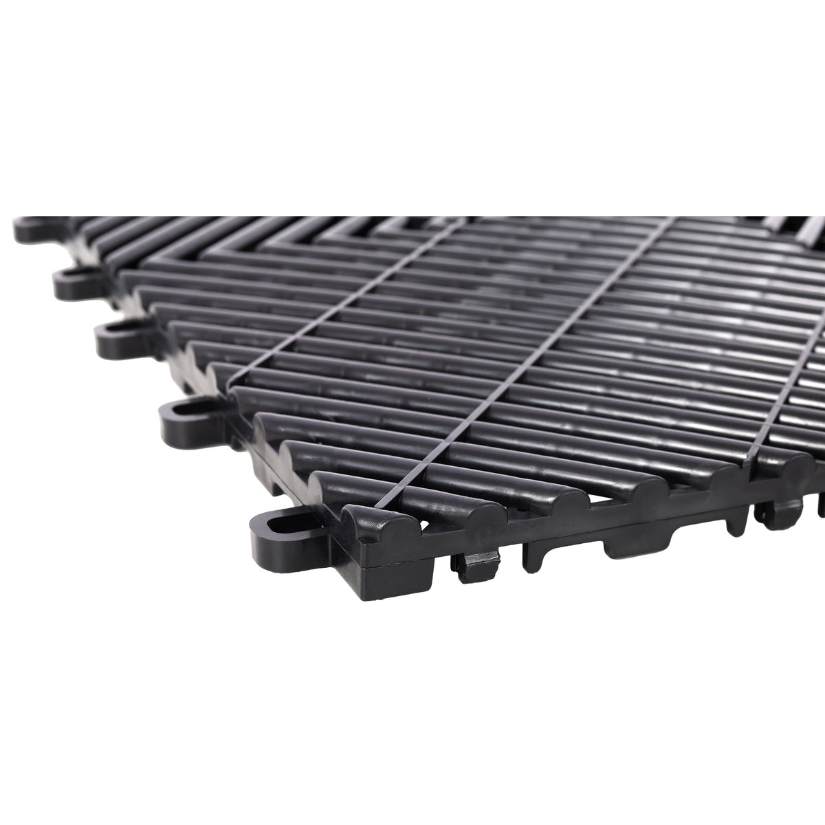 25pcs Plastic Garage Floor Mats - 15.6