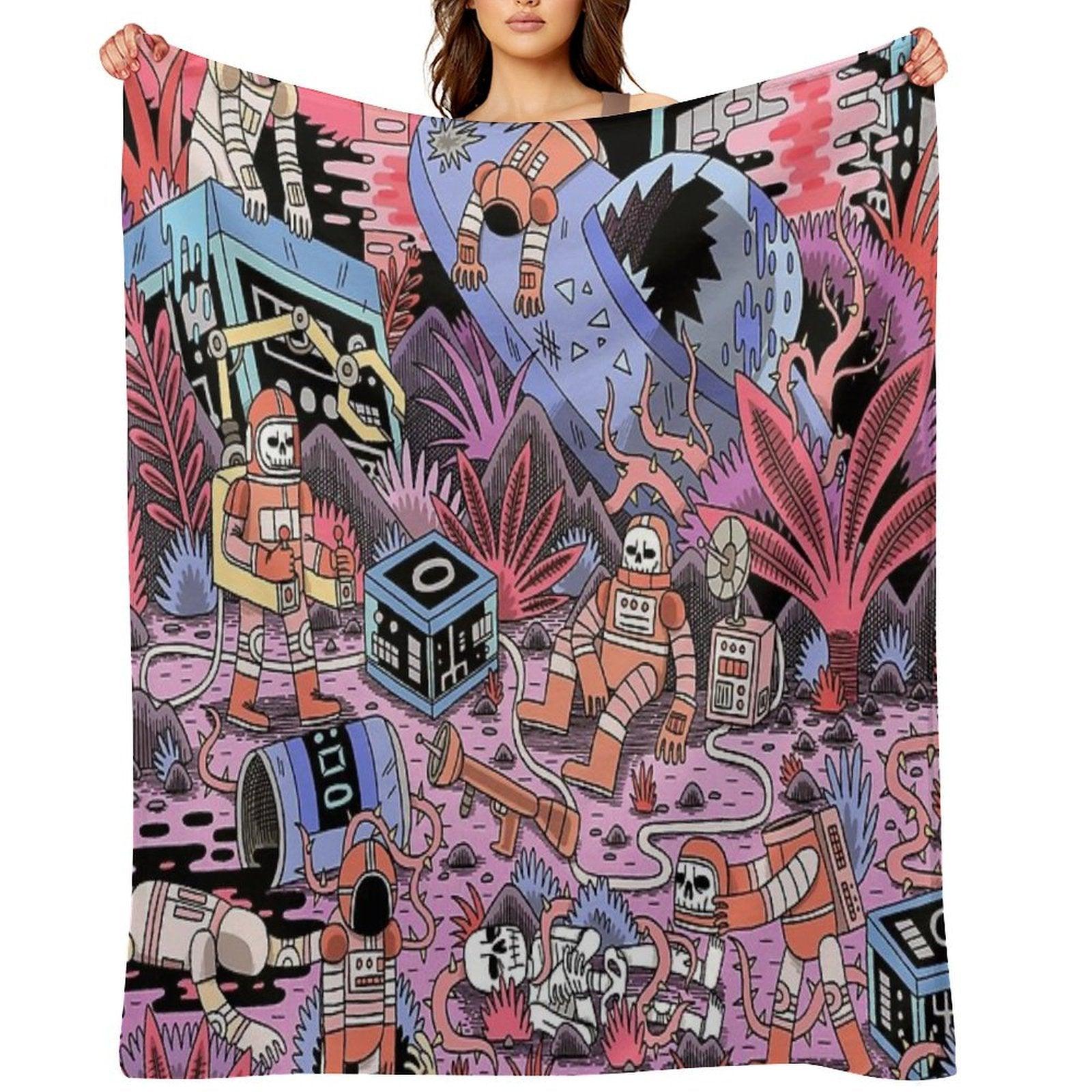 Chaos Throw Blanket