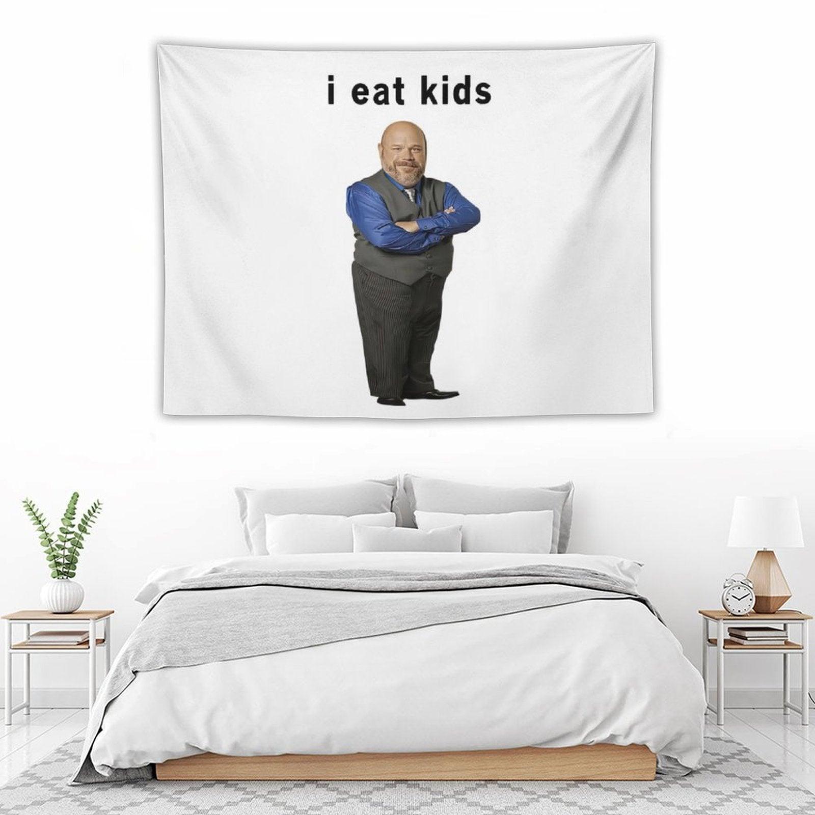 I Eat Kids Bertram Tapestry