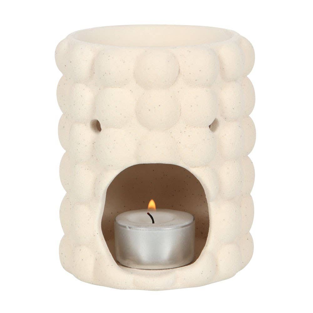 Cream Speckle Bubble Tealight Wax Warmer