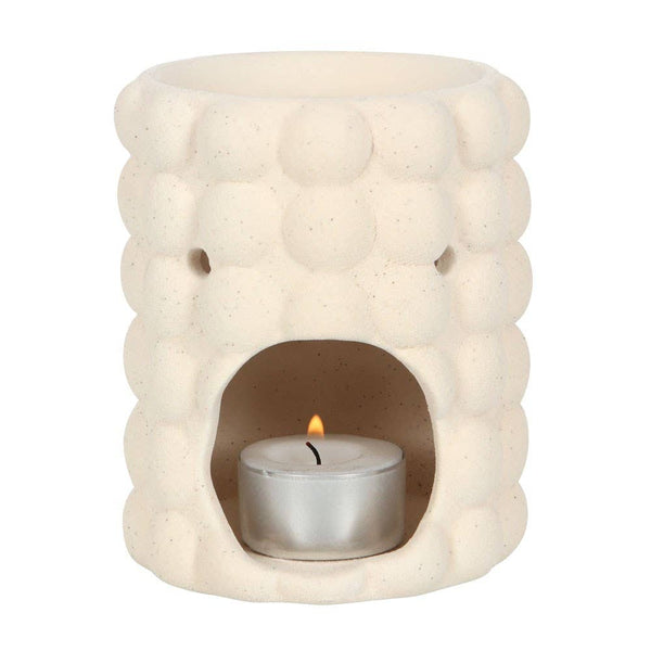 Cream Speckle Bubble Tealight Wax Warmer