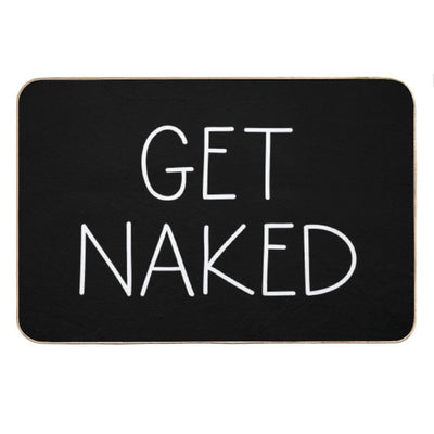 Get Naked Black Bath Mat