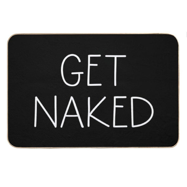 Get Naked Black Bath Mat
