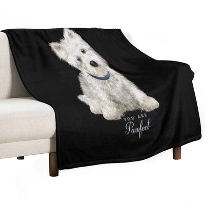 Pawfect Lovely Westie Gift-ready Throw Blanket