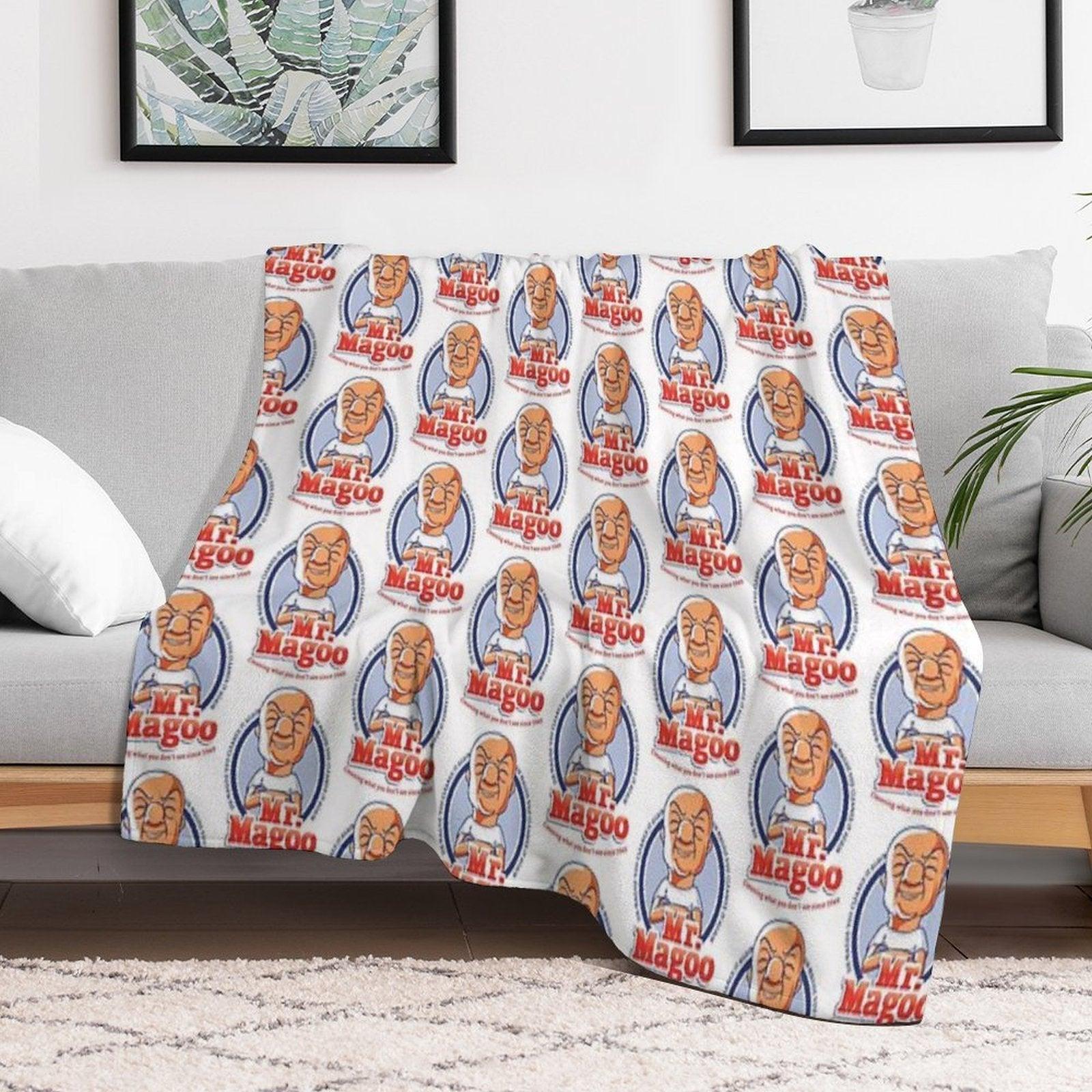 Mr. Magoo As Mr. Clean Throw Blanket