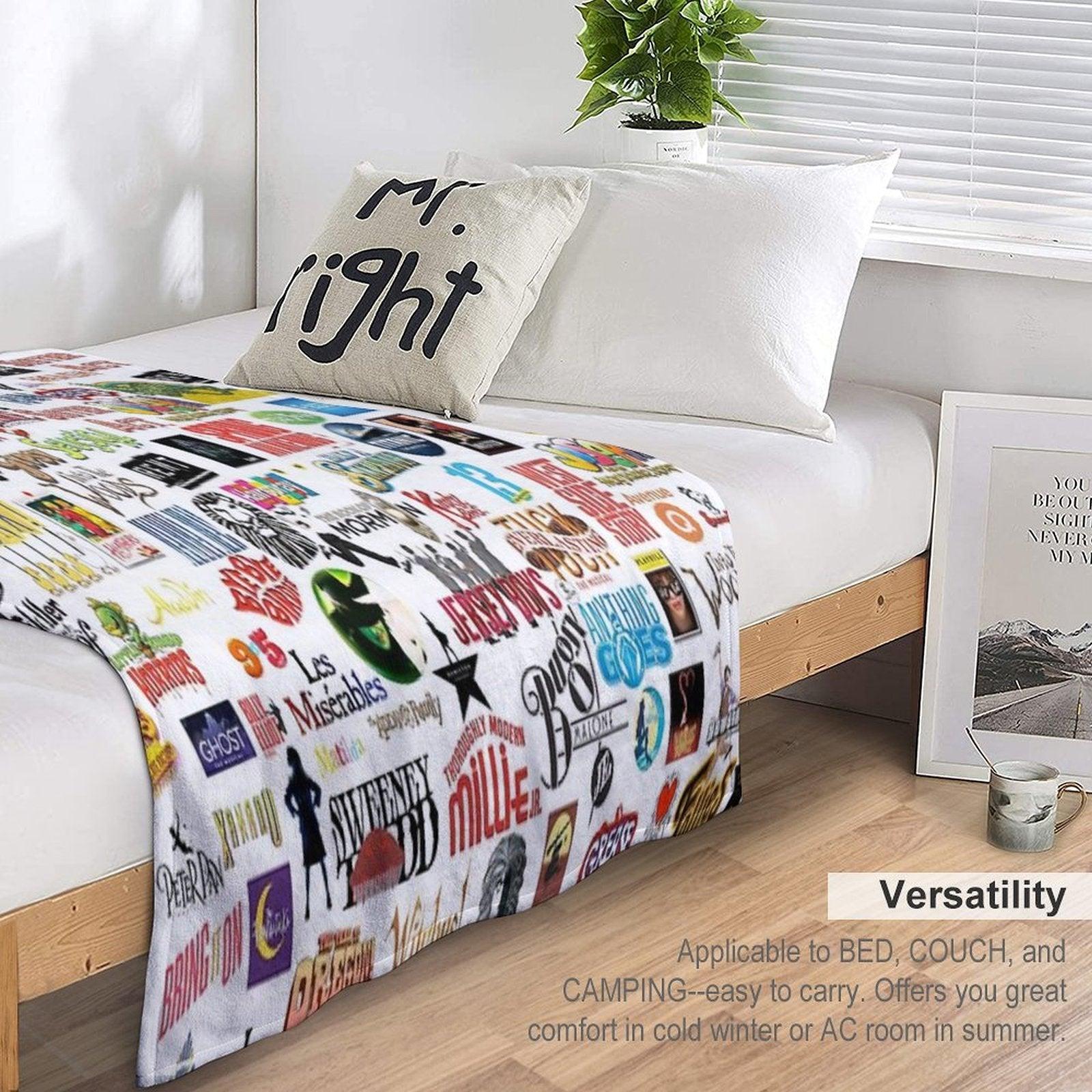 Musical Logos Throw Blanket