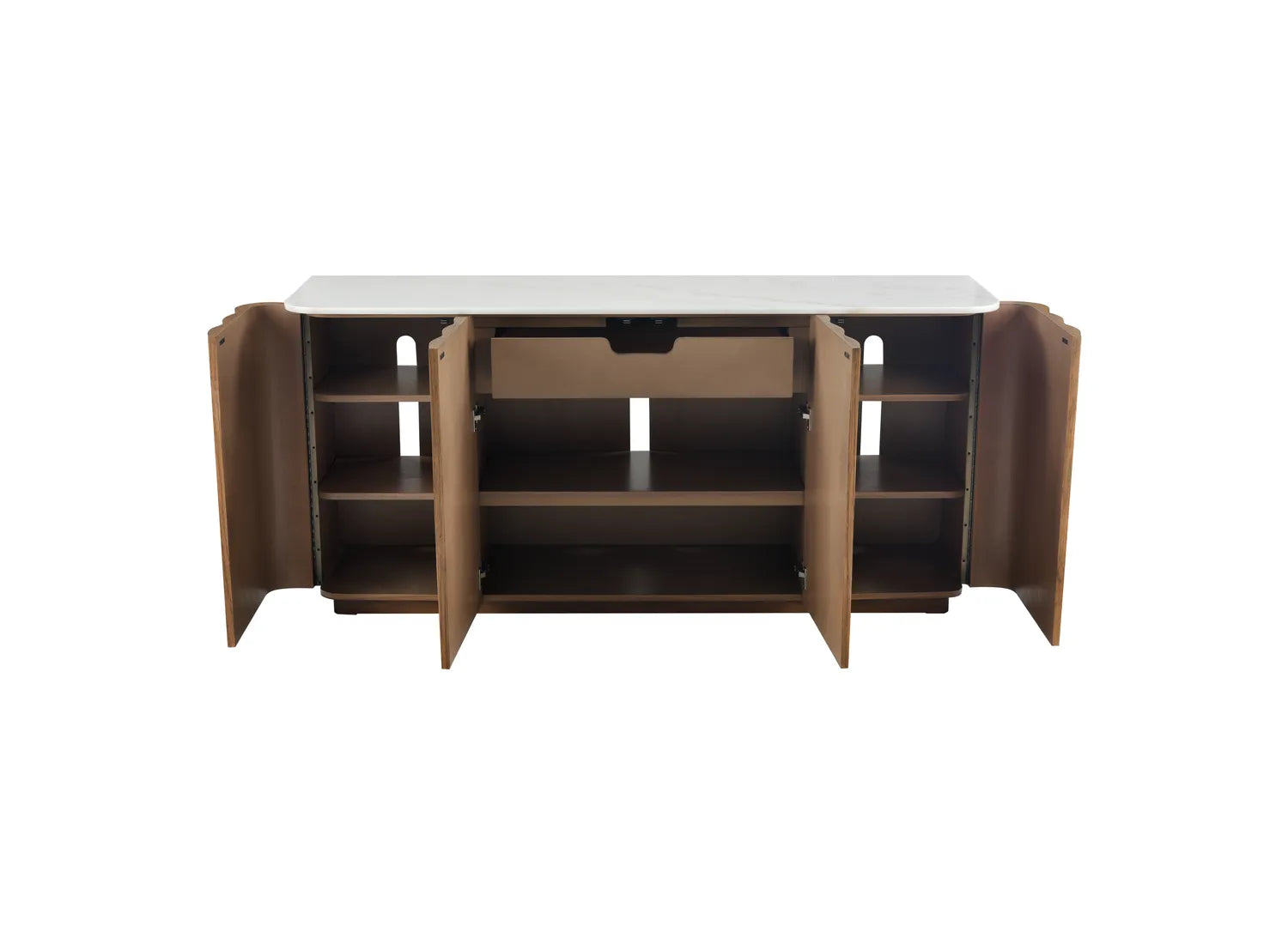Woodside Credenza - Medium Oak