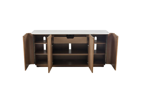 Woodside Credenza - Medium Oak