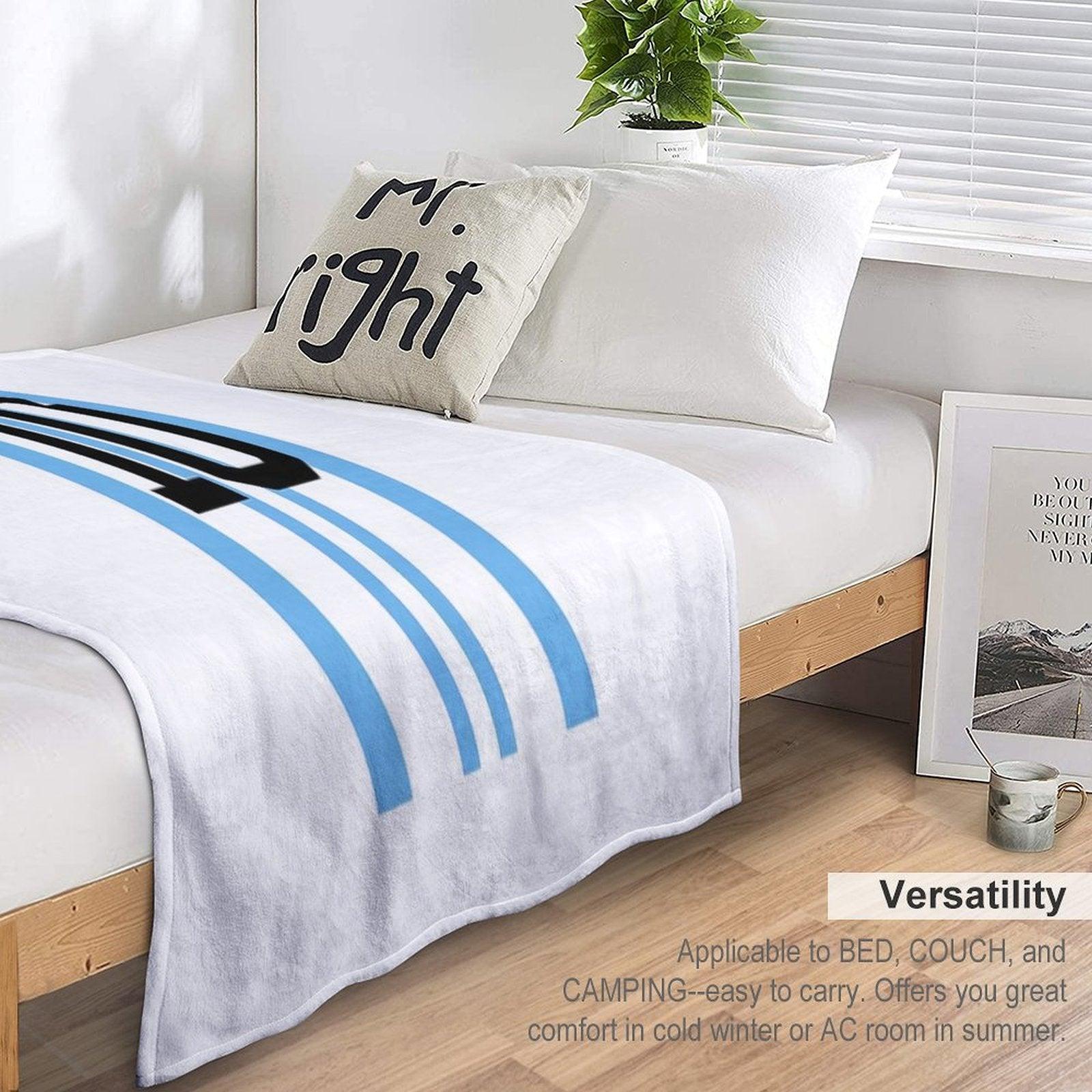 Messi 10 Throw Blanket