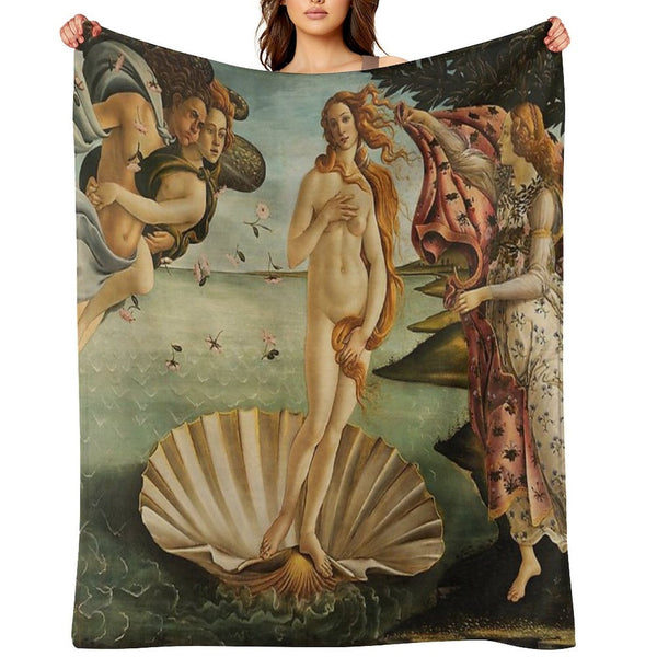 The Birth of Venus Multi-functional Throw Blanket