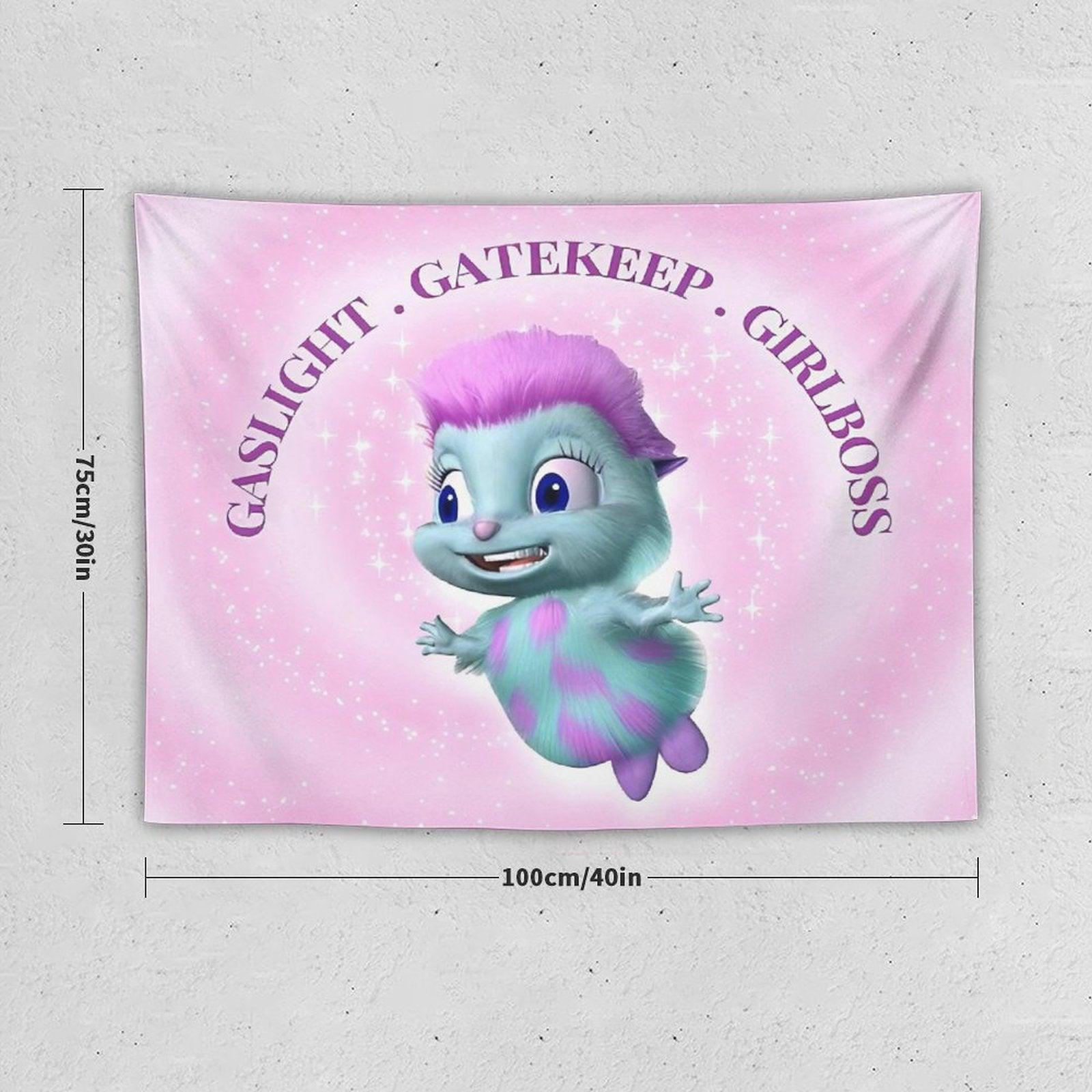 Bibble's Beliefs Gaslight Gatekeep Girlboss Tapestry