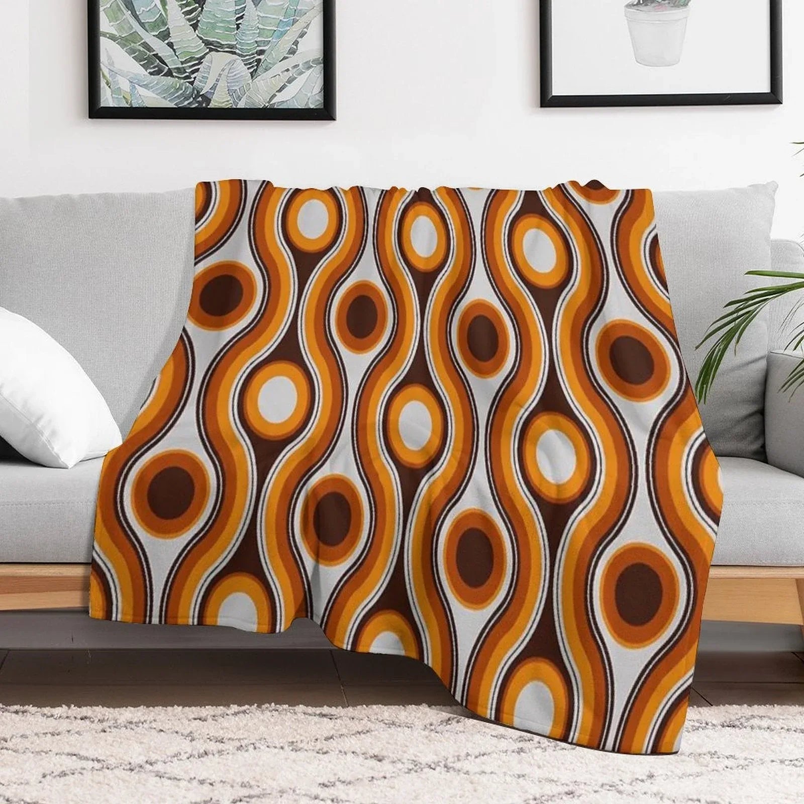 Older Patterns ~ Bridges 70s Throw Blanket