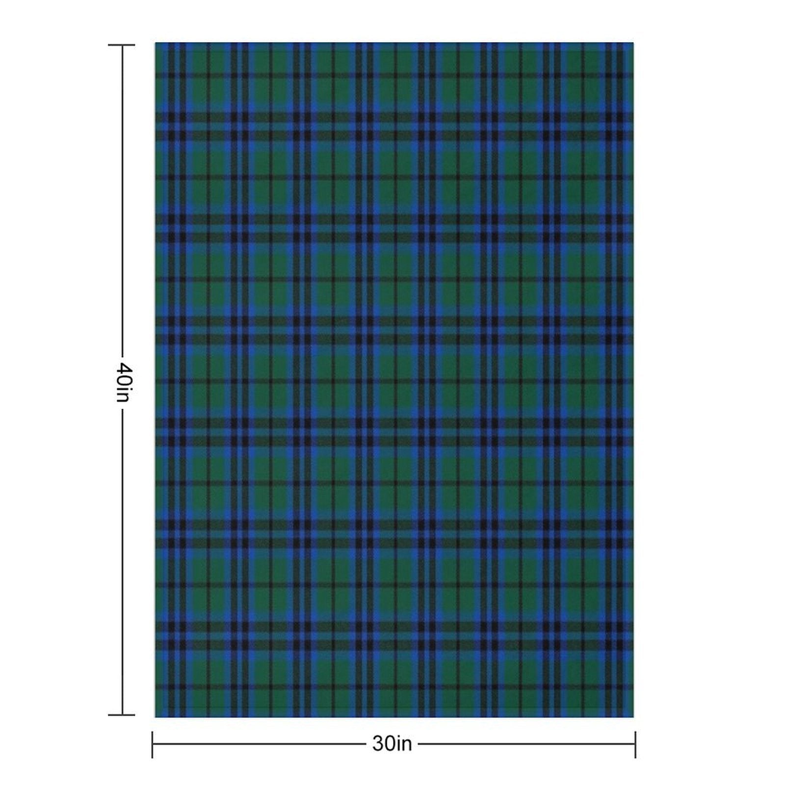 Marshall Clan Tartan (High Res) Wrinkle-free Throw Blanket