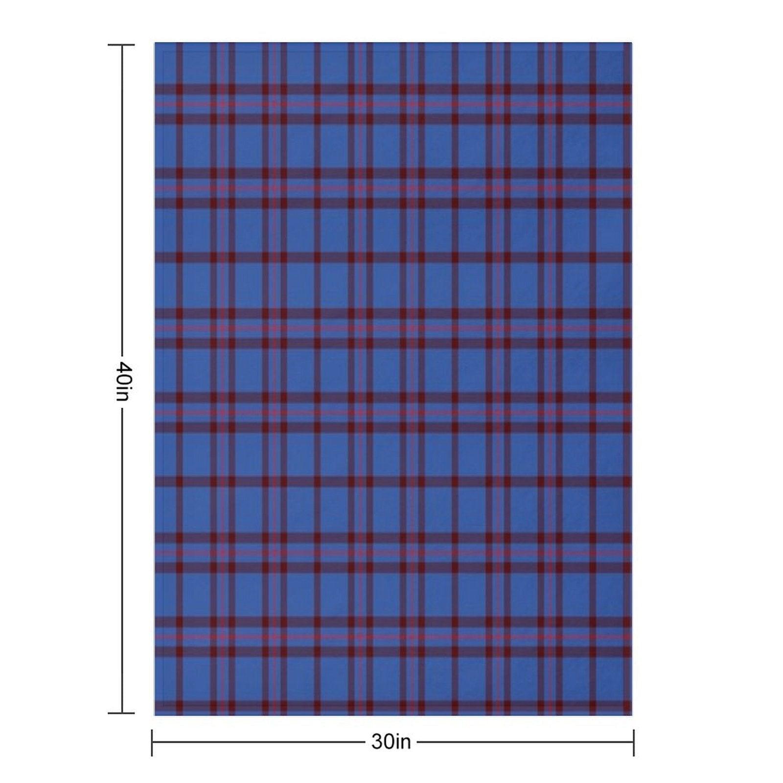 Clan Elliott Tartan Throw Blanket