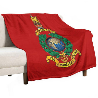 ROYAL MARINES Travel-friendly Throw Blanket
