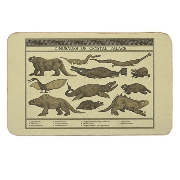 Dinosaurs of Crystal Palace Bath Mat