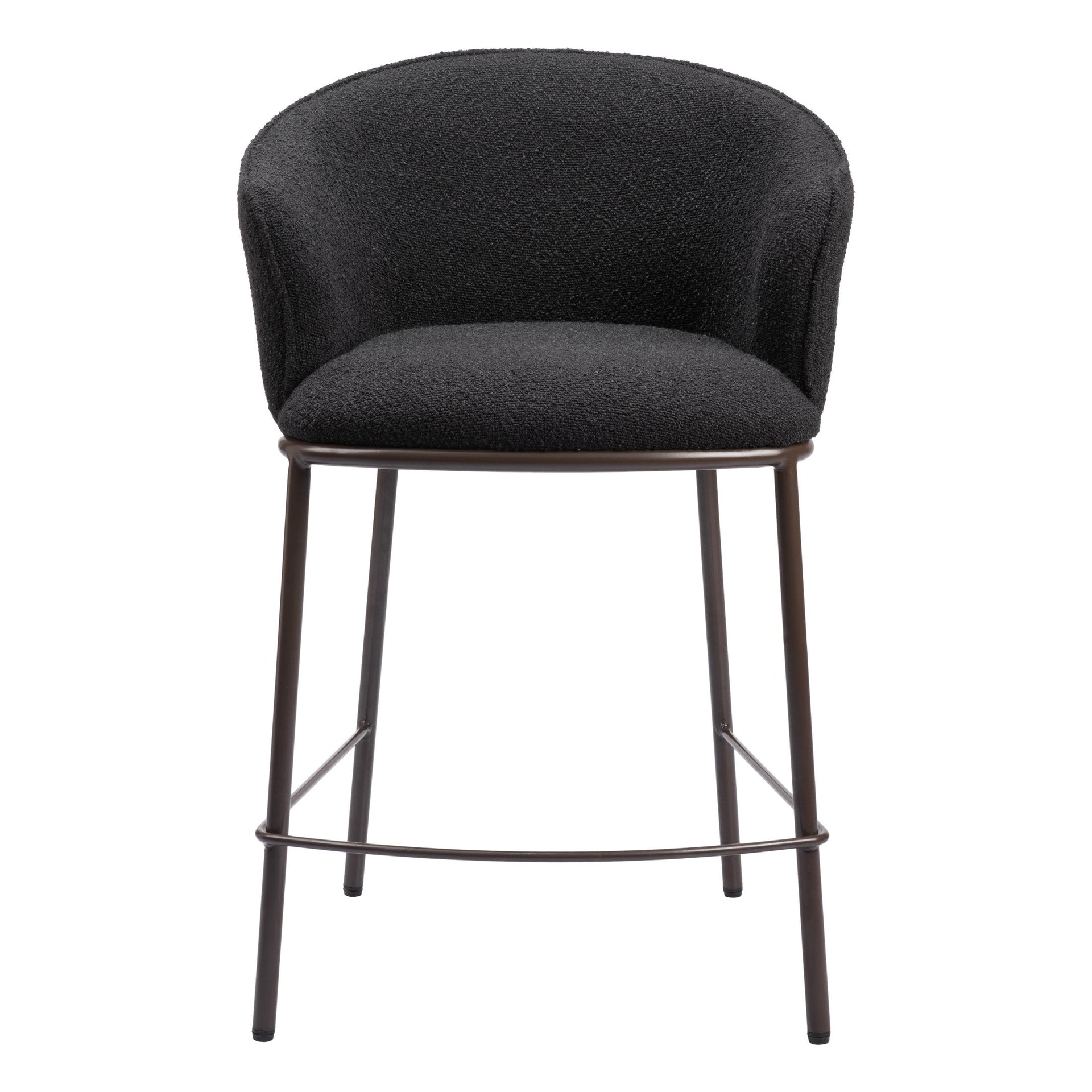 Essen Counter Stool Black & Bronze
