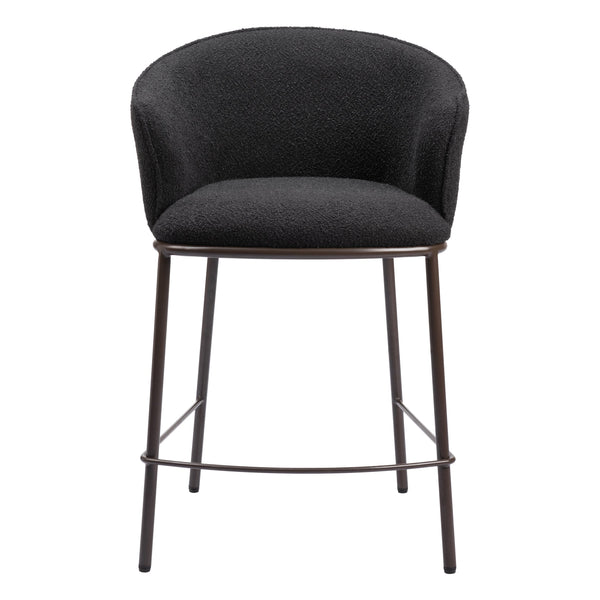 Essen Counter Stool Black & Bronze