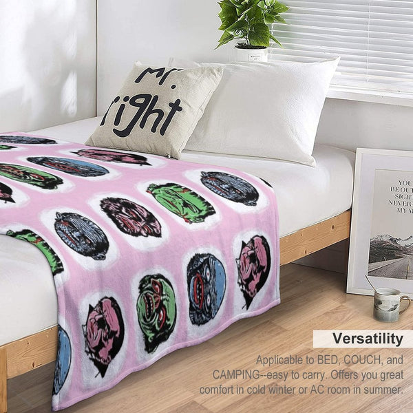Famous Monsters Blanket Gift-ready Throw Blanket