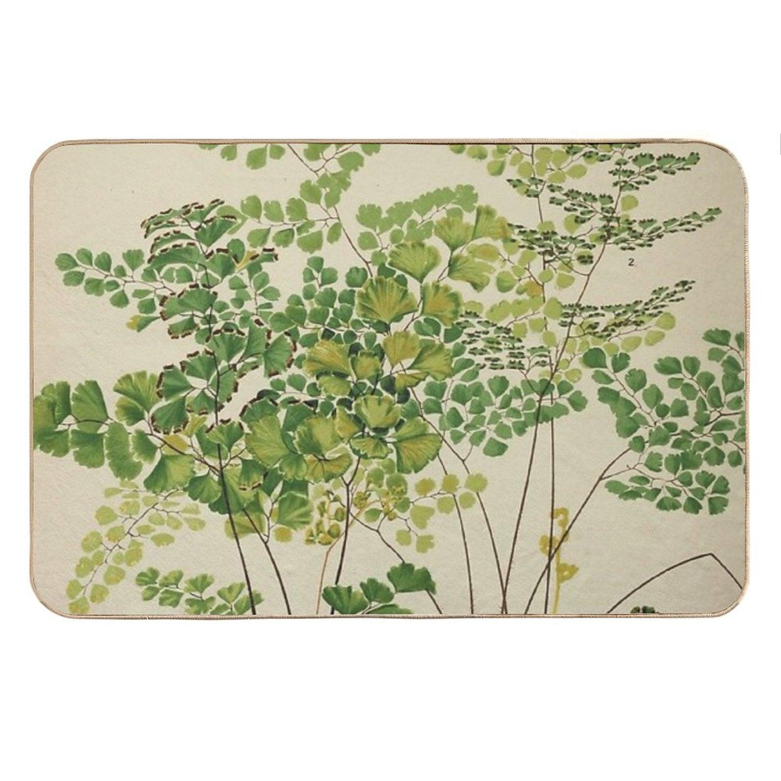 Maidenhair Ferns Bath Mat