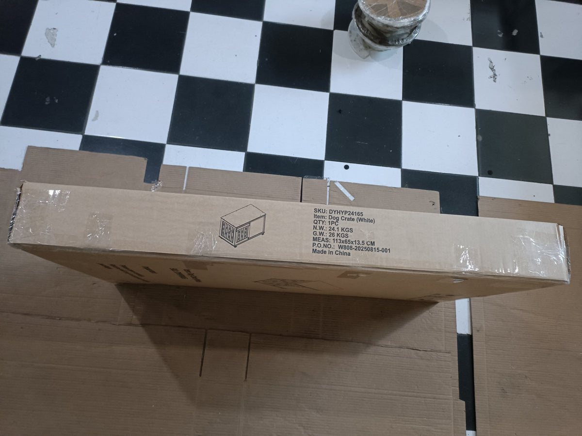 39.37'' Modern Wooden Dog Crate Furniture
