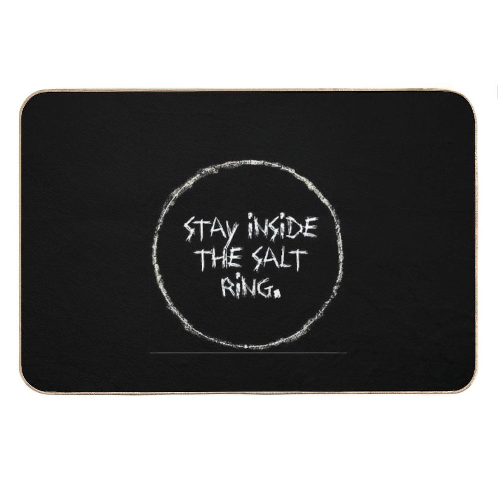 Stay Inside The Salt Ring  Supernatural™ Bath Mat