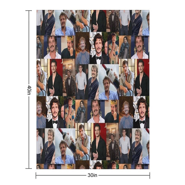 Pedro Pascal Machine-washable Throw Blanket