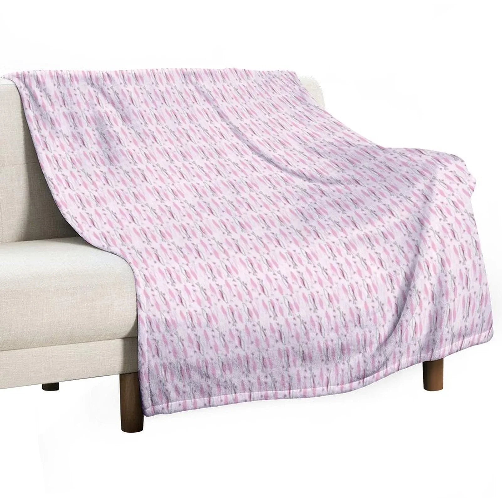 Atomic Kitties Throw Blanket