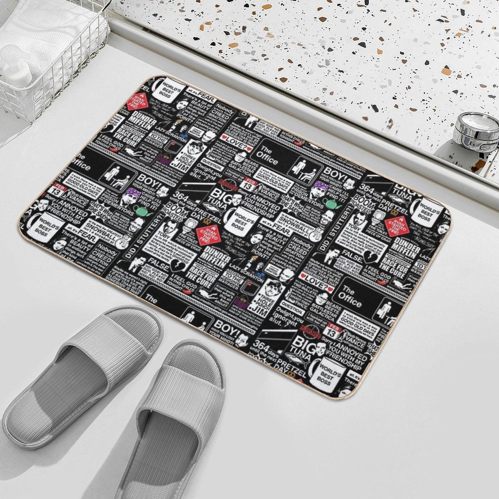 Wise Words From The Office - The Office Quotes Bath Mat
