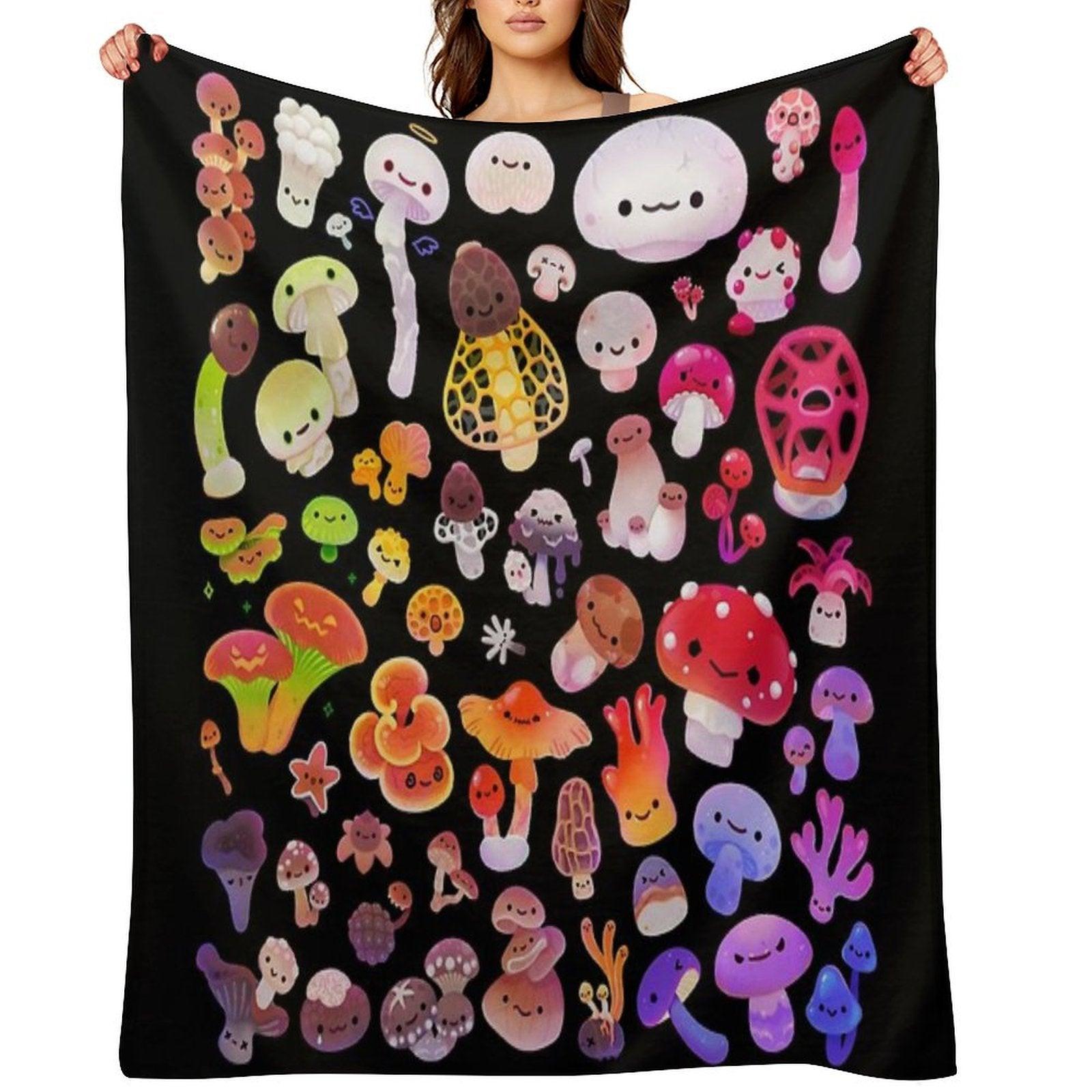 Mushroom Throw Blanket
