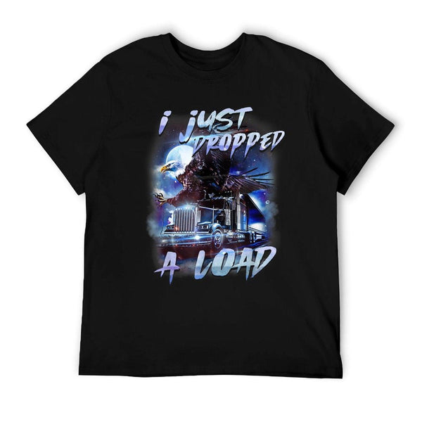 Funny Trucker Gifts Men Husband Semi Trailer Truck Driver T-Shirt