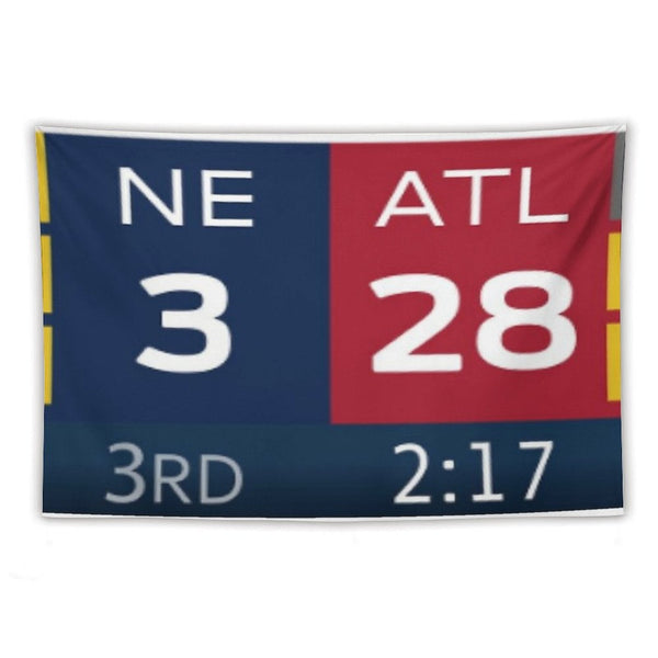28-3 Patriots-Falcons Tapestry BionZax