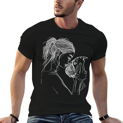 English Bulldog Mom Dog Art Mother's Day T-Shirt