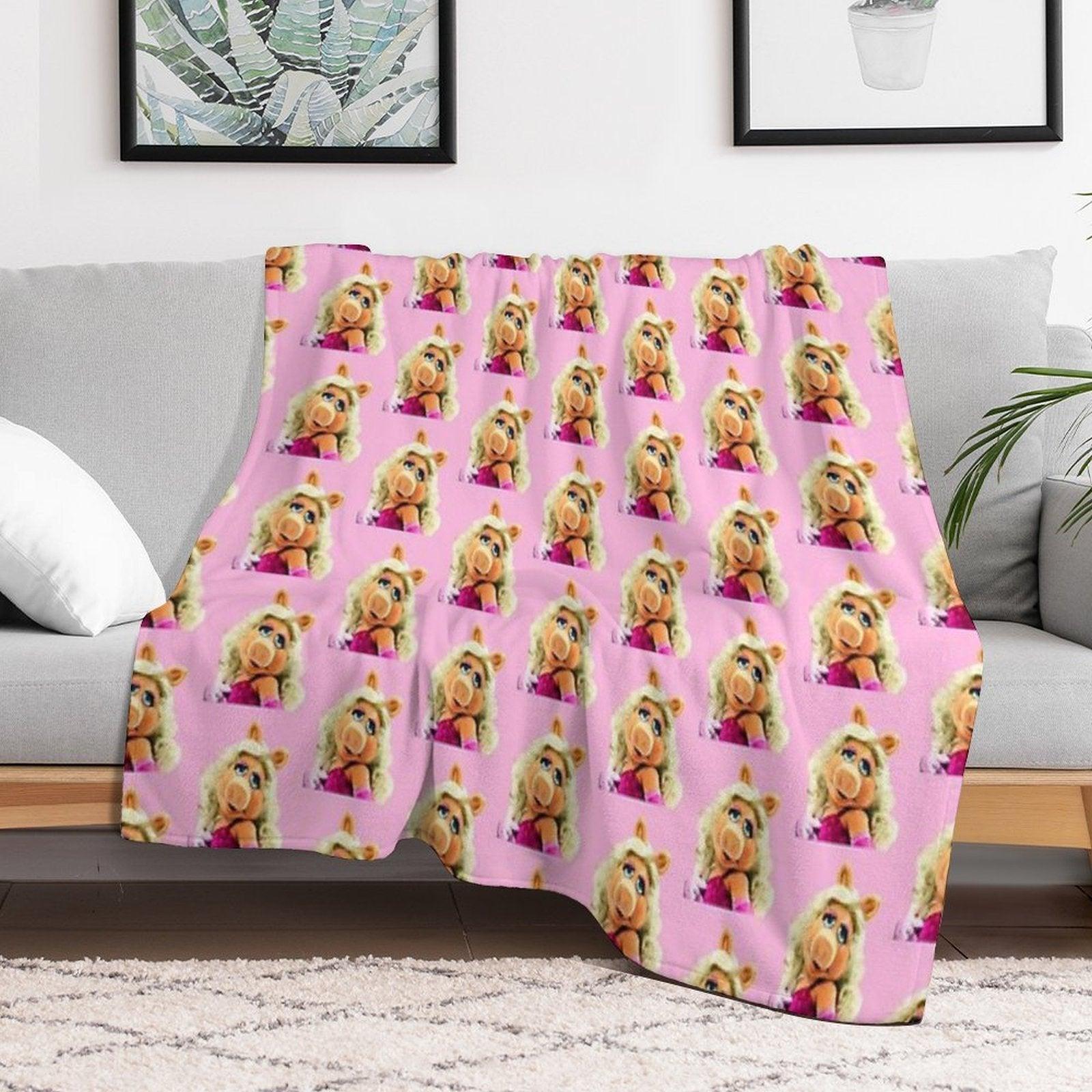 Miss Piggy Muppet 1 Throw Blanket